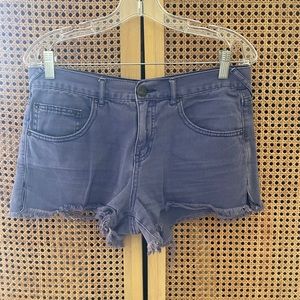 Free People Mid Rise Cut Off Jean Shorts Size 28